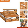 Quest Chocolate Peanut Butter Protein Bars - High Protein, Low Carb, Gluten-F...
