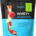 Legion Whey+ Whey Isolate Protein Powder, Strawberry Banana, 30 Servings