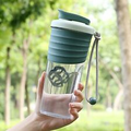 700ml Leakproof Water Cup Protein Shaker Bottle Portable Mixer For Workout Gym