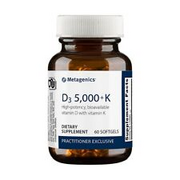 Metagenics D3 5,000 + K, 60 Softgels