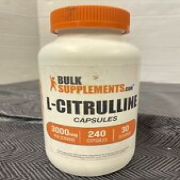BulkSupplements L-Citrulline 240 Capsules - 3000mg Per Serving