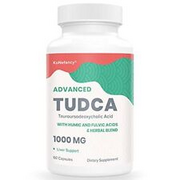 TUDCA Liver Supplements 1000 mg-Bile Salts for Liver Cleanse Detox-Milk Thist...