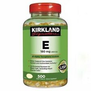 Kirkland Signature Vitamin E 400 IU, 500 Softgels Each, (2 Packs), Exp 01/2027