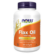 NOW FOODS Flax Oil 1000 mg - 100 Softgels