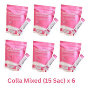 6 X Colla Mixed Pomegranate Extract Collagen Mouth-Fill Hight Vitamins Brighten