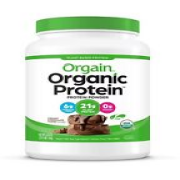 Orgain Organic Protein Powder, 21g Plant Protein, Creamy Chocolate Fudge, 43.8oz