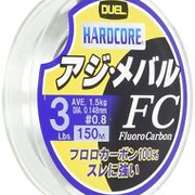 DUEL HARDCORE Fluoroline 3Lbs. HARDCORE Ajimebaru FC 150m 3LbS. natural clear Aj