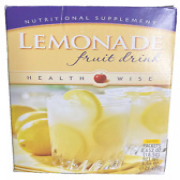 Health Wise 15g High Protein Lemonade Fruit Drink Mix 6 Packets Low Calorie
