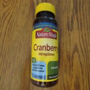 1 Nature Made Super Strength Cranberry Vitamin C 450 mg 60 Ct EXP 8/2025 SEALED