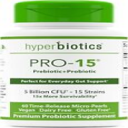 Pro 15 Vegan Probiotic Supplement for Women and Men-60 Count