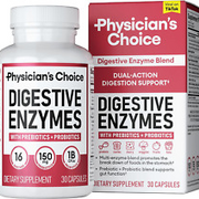 Digestive Enzymes - Multi Enzymes, Bromelain, Organic Prebiotics & Probiotics fo