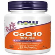 NOW Supplements - CoQ10 100 mg 50 Softgels
