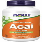 NOW Supplements - Acai 500 mg 100 Veg Capsules
