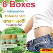 6 x Abdomen Slim 100% Natural Herbal Detox Weight Belly Loss No Effects 30 Caps