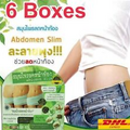 6 x Abdomen Slim 100% Natural Herbal Detox Weight Belly Loss No Effects 30 Caps