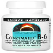 Source Naturals - Coenzymated B-6 333 mg 30 Tablets, by Source Naturals