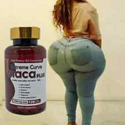 1 bottle of Maca Button pills with a curved shape-