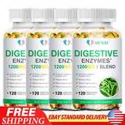 Digestive Enzymes Caps Prebiotic & Probiotics Constipation Bloating Relief 120PC