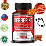 Berberine & Ceylon Cinnamon 30 To 120 Caps Heart Health & Immune Support