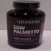 Havasu Nutrition Saw Palmetto PM Formula + Melatonin EXP 04/2025 100 Caps