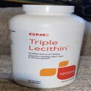 GNC Triple Lecithin 1200mg for Heart Liver Health - 180 Softgels Expires: 9/2024