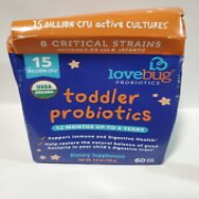 Lovebug Toddler Probiotics Prebiotic Kids 15 Billion CFU - 60 Pack Check Photos