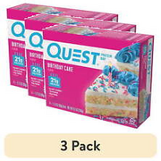 (3 pack) Quest Birthday Cake Protein Bar, 2.12 Oz., 4 Count