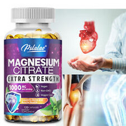 Magnesium Citrate 1000mg-High Absorption,Promotes Nerve,Muscle,Heart,Bone Health