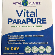 VITAL PLANET ParaPure MICROBIAL & PARASITE CLEANSE, Black Walnut Exp2026 #6972