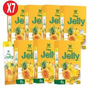 7X Fiber Jelly Plus FOS Pineapple Reduce Fat Belly Weight Control [7Box:25g.X5]
