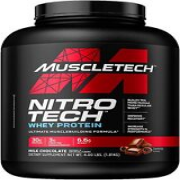 Whey Protein Powder (Milk Chocolate,4 Pound) -Nitro-Tech Muscle Building Formula