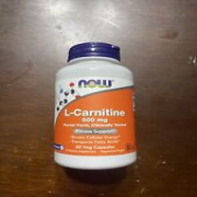 NOW FOODS L-Carnitine 500 mg - 60 Veg Capsules