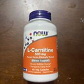 NOW FOODS L-Carnitine 500 mg - 60 Veg Capsules