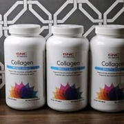 3xGNC Collagen Beauty Basics W/Hyaluronic Acid-Skin Hydrator-EX.6/26 180 Ct-NEW!