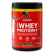 Six Star Pro Nutrition 100% Whey Protein Plus Powder Triple Chocolate Powder