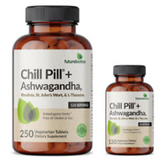 Futurebiotics Chill Pill +Ashwagandha, Non-GMO, Vegetarian Tablets (120-250 pcs)