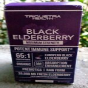 Organic Max Strength European Black Elderberry 60 Capsules Dietary Supplement