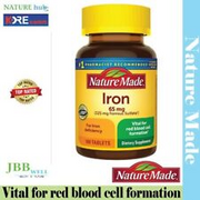 Nature Made Iron 65 mg, 180 Tablets Exp. 01/25