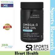Sports Research, Omega-3 Fish Oil, Triple Strength, 90 Softgels Exp. 06/2026