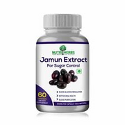 Nutriherbs Jamun Seed Extract Helps in Detoxification – 800mg 60 Capsules