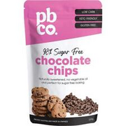 PBco Chocalte Chips 98% Sugar Free - 220g