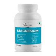 Brinton Magnesium Capsules For Muscle Relaxation & Improves Sleep - 60 Capsules