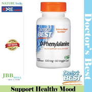 Doctor's Best, D-Phenylalanine, 500 mg, 60 Veggie Caps Exp. 08/2025