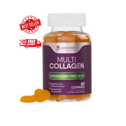 Collagen Gummies for Hair, Skin, and Nail Health, Delicious Gummy Supplement