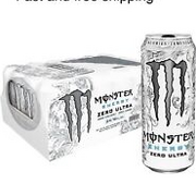 Monster Energy Zero Ultra Sugar Drink, 16fl.oz (Pack of 24)