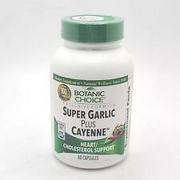 Botanic Choice Super Garlic + Cayenne | 60 Capsule | Heart & Cholesterol Support