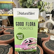 NaturalSlim GOOD FLORA Probiotic Supplement - 7 Powerful Probiotic Strains & ...