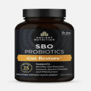 Ancient Nutrition SBO Probiotics Gut Restore Capsules - 60 Count EXP 11-2025