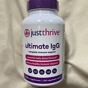 Just Thrive Ultimate Igg Daily Detox Formula 120 Caps Exp 11/25