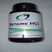 Betaine HCL with Pepsin - Designs for Health - 120 Capsules